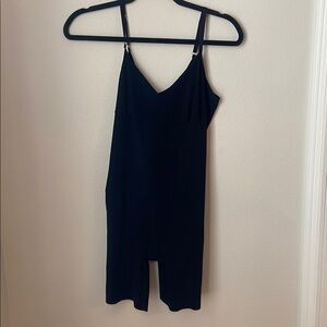 Commando Classic Control Bodyshort Large Black Shapewear Slip